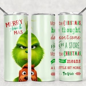 Grinch tumbler